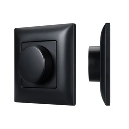 Фото #1 товара INTELLIGENT ARLIGHT Роторная панель SMART-RF-801-32-DIM-SUF Black (3V, 2.4G) (IARL, IP20 Пластик, 5 лет)