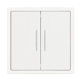 Фото #1 товара Механизм звонкового выключателя двухклавишный LED SWT-NOBE-MKR2-SFPL-L-WH (230V, 10A) (Arlight, Белый кварц)