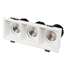 Фото #1 товара Светильник MS-FLOW-BUILT-S230x85-3x12W Warm3000 (WH, 38 deg, 230V) (Arlight, IP20 Металл, 5 лет)