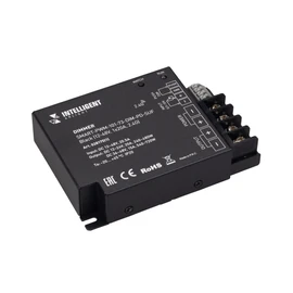 Фото #1 товара INTELLIGENT ARLIGHT Диммер SMART-PWM-101-73-DIM-PD-SUF Black (12-48V, 1x20A, 2.4G) (IARL, IP20 Металл, 5 лет)
