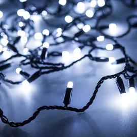 Фото #1 товара Светодиодная гирлянда ARD-STRING-CLASSIC-10000-BLACK-100LED-MILK-FLASH White (230V, 7W) (Ardecoled, IP65)