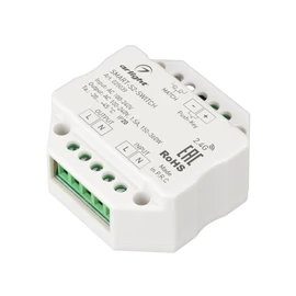 Фото #1 товара Контроллер-выключатель SMART-S2-SWITCH (230V, 1.5A, 2.4G) (Arlight, IP20 Пластик, 5 лет)