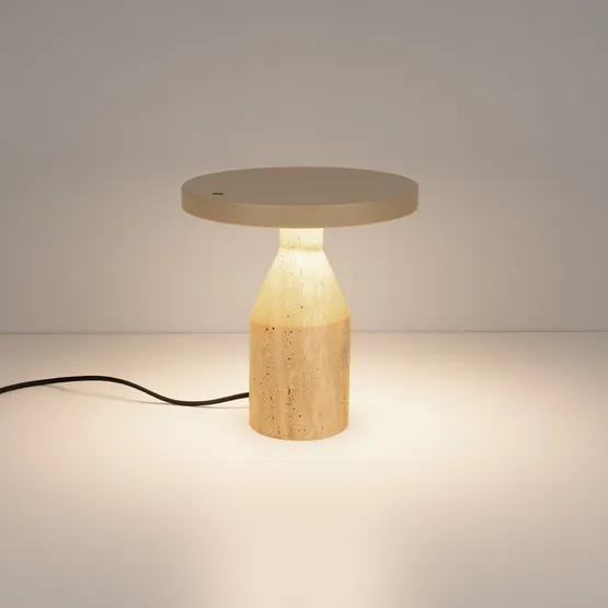 Фото #5 товара Светильник SP-CROOD-TAB-R22.5x24-7W Warm3200-MIX (BG-BG, 140 deg, 230V) (Arlight, IP20, Травертин, 5 лет)