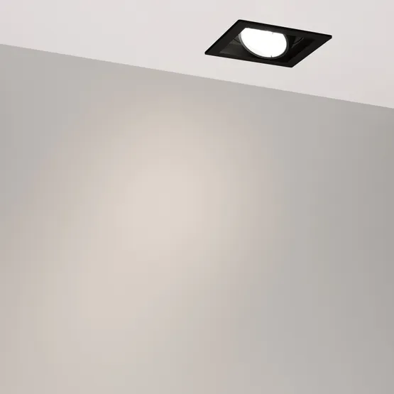 Фото #3 товара Светильник MS-VORTEX-BUILT-S117x117-20W Day4000 (BK-BK, 20 deg, 230V) (Arlight, IP20 Металл, 5 лет)