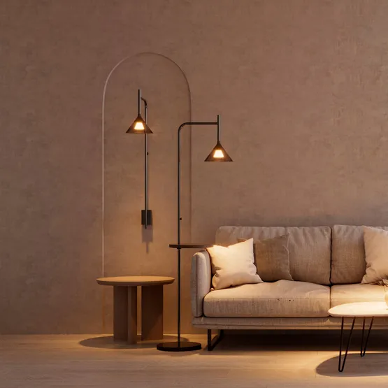 Фото #3 товара Светильник SP-OMBRELLO-WALL-7W Warm3000 (BK, 30 deg, 230V) (Arlight, IP20 Металл, 5 лет)