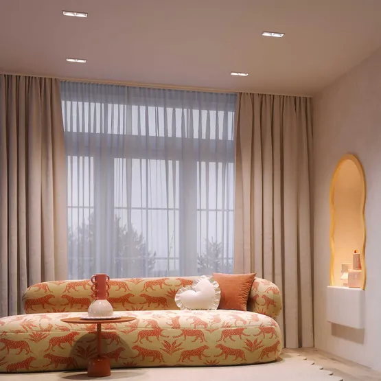 Фото #3 товара Светильник MS-FLOW-BUILT-S230x85-3x6W Warm3000 (BK, 55 deg, 230V) (Arlight, IP20 Металл, 5 лет)