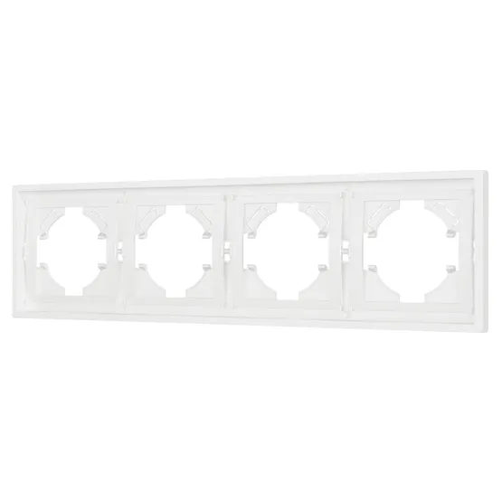 Фото #1 товара Рамка пластиковая FRM-TENDO-SFPL-4-WH (Arlight, -)