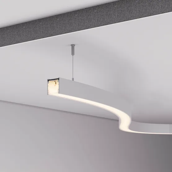 Фото #6 товара Профиль LINE-3535-BENT-SIDE-2000 ANOD (Arlight, Алюминий)