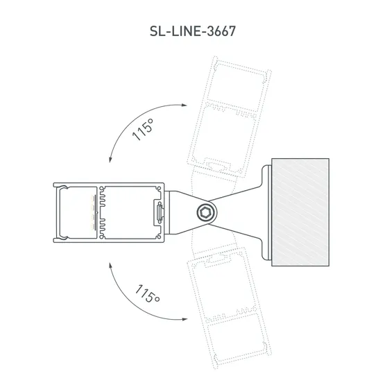Фото #4 товара Профиль SL-LINE-3667-3000 ANOD (Arlight, Алюминий)