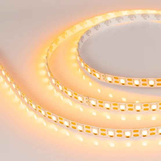 Фото #2 товара Светодиодная лента RT 2-5000 12V Cx1 Yellow 2x (5060, 360 LED, LUX) (Arlight, 15.6 Вт/м, IP20)