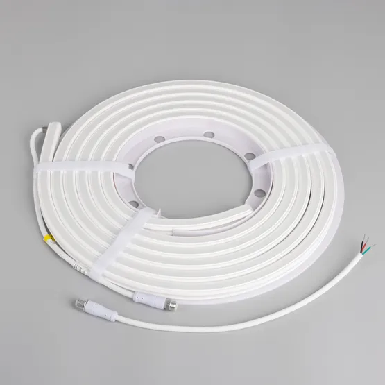 Фото #5 товара Светодиодная лента герметичная SPI WAVE-SIDE-DOUBLE-BM168-16x15mm 24V RGBW-Day (15 W/m, IP67, 5m, wire x1) (Arlight, Вывод боковой, 5 лет)