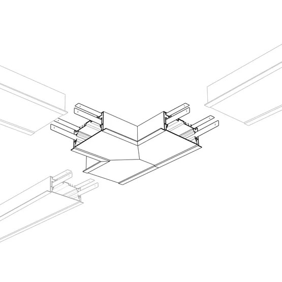 Фото #2 товара Угол S2-LINIA94-F-T90 тройной (Arlight, Металл)