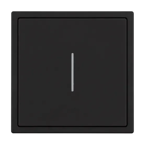 Фото #3 товара Механизм звонкового выключателя LED SWT-NOBE-MKR1-SFPL-L-BK (230V, 10A) (Arlight, Черный оникс)