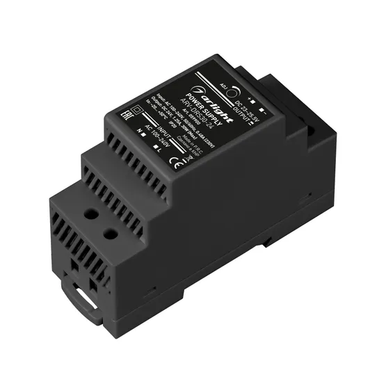 Фото #1 товара Блок питания ARV-DRS-30-24 (24V, 1.25A, 30W) (Arlight, IP20 DIN-рейка 5 лет)