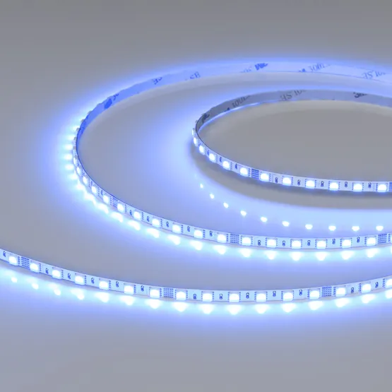 Фото #7 товара Светодиодная лента RT-H96-5mm 24V RGBW-Day-4-in-1 (10 W/m, IP20, 5m) (Arlight, узкая)