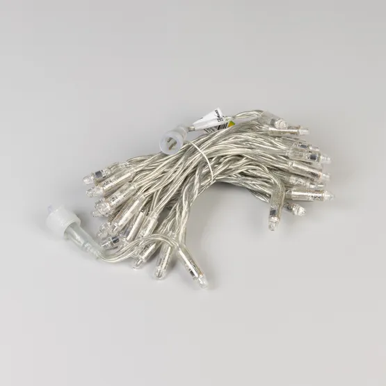 Фото #2 товара Светодиодная гирлянда ARD-STRING-CLASSIC-6000-CLEAR-40LED-LIVE RGB-SPI (12V, 26W) (Ardecoled, IP65)