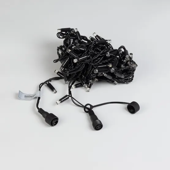 Фото #2 товара Светодиодная гирлянда ARD-STRING-CLASSIC-10000-BLACK-100LED-STD WHITE (230V, 7W) (Ardecoled, IP65, 1 год)