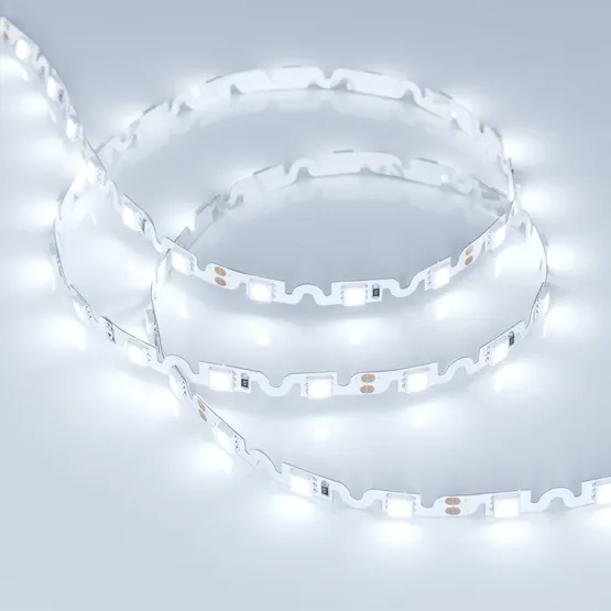 Фото #2 товара Светодиодная лента RZ 2-5000 12V Cool 8K 2x (5060, 240 LED, Wave) (Arlight, 11.5 Вт/м, IP20)
