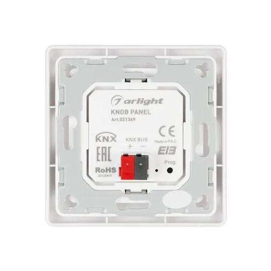 Фото #3 товара Панель Knob SR-KN9550K4-UP White (KNX, DIM) (Arlight, IP20 Пластик, 3 года)