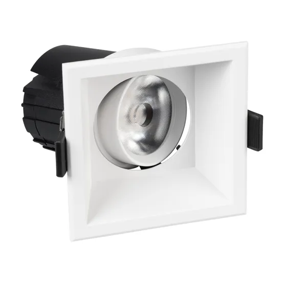 Фото #4 товара Светильник MS-FLOW-BUILT-S85x85-6W Warm3000 (WH, 55 deg, 230V) (Arlight, IP20 Металл, 5 лет)