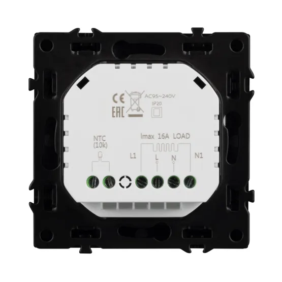 Фото #4 товара Терморегулятор SWT-NOBE-MTE-SFPL-WH (электрический тёплый пол) (Arlight, Белый кварц)