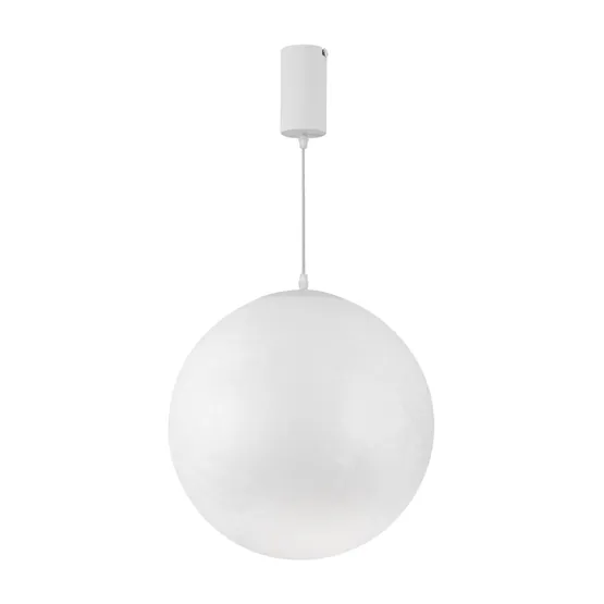 Фото #2 товара Светильник SP-SILKA-HANG-R400-12W Warm2700 (WH, 330 deg, 230V) (Arlight, IP20, Натуральный шелк, 3 года)