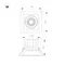 Минифото #2 товара Светильник MS-VORTEX-BUILT-S140x140-30W Day4000 (BK-BK, 50 deg, 230V) (Arlight, IP20 Металл, 5 лет)