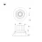 Минифото #2 товара Светильник MS-VORTEX-BUILT-R110-20W Warm3000 (BK-BK, 20 deg, 230V) (Arlight, IP20 Металл, 5 лет)