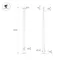 Минифото #2 товара Опора фланцевая OXOR-OK-D75-L6000 (BK) (Arlight, Сталь)