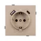 Минифото #3 товара Механизм розетки с USB зарядкой SCT-TENDO-MUAC-PL-GD (230V, 16A) (Arlight, -)