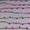 Минифото #4 товара Светодиодная гирлянда ARD-STRING-CLASSIC-10000-BLACK-100LED-FLASH PINK (230V, 7W) (Ardecoled, IP65, 1 год)