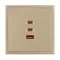 Минифото #2 товара ARL NOBE USB Розетка тип А+С+С софт-тач золотой песок SCT-MUACC-SFPL-FC-GD (65W, QC3) (Arlight, -)