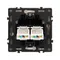 Минифото #3 товара Механизм сдвоенной компьютерной розетки SCT-NOBE-MPC2-SFPL-WH (RJ-45, CAT6) (Arlight, -)
