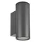 Минифото #1 товара Светильник LGD-FORMA-WALL-TWIN-R90-2x12W Warm3000 (GR, 44 deg, 230V) (Arlight, IP54 Металл, 3 года)